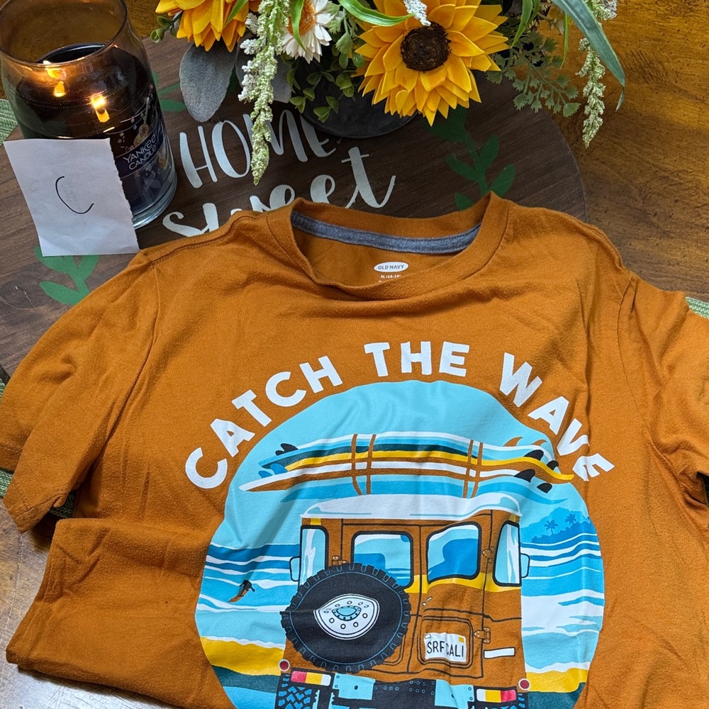 Old Navy Kids 'Catch the Wave' Tee - Orange